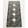 Black matt over green soldermask circuit board